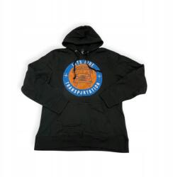 District férfi kapucnis pulóver, fekete Let's Ride Transportation