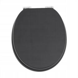 SINOBATH WC-ülőke Fa Fekete Szabadon álló Könnyű összeszerelés (SB-MDF-H089)