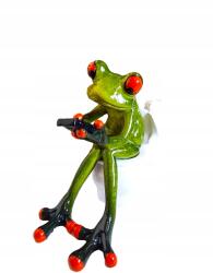 Art-Pol Kerámia Dekoráció Béka A Wc-n