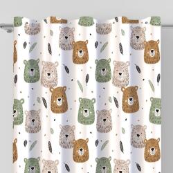  Gyerek Függöny Több Méretben Tálban Kész Abril Szalaggal 140x160 (00086)