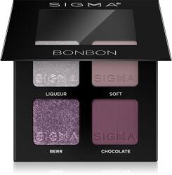 SIGMA Quad палитра сенки за очи цвят Bonbon 4 гр