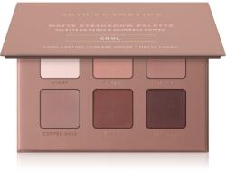 SOSU Cosmetics Matte Eyeshadow Palette палитра сенки за очи цвят Cool 6x1.3 гр