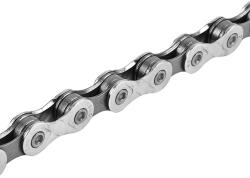 NEWTON 8 SEBESSÉGES KERÉKPÁR LÁNC ORSZÁGÚTI/MTB KMC X8 EZÜST-SZÜRKE 136 SZEMES SHIMANO-SRAM KOMPATIBILIS CSATLAKOZÓVAL NEWTON Bicikli alkatrészek Kerékpár alkatrészek Bicikliláncok