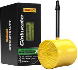 PIRELLI (Vélo) PIRELLI CINTURATO SMARTUBE X kerékpár belső, 700 x 28-40, TPU, Presta szelep, sárga-fekete, 60 mm PIRELLI (Vélo) Bicikli alkatrészek Kerékpár alkatrészek Bicikli belső gumik