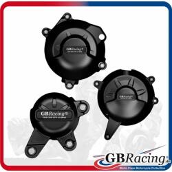 GBRACING Motorvédő burkolat szett - Generátor / Kuplung / Időzítés - Fekete Kawasaki Z650 GBRACING Vázak, idomok, kiegészítők Védőelemek Motorvédők