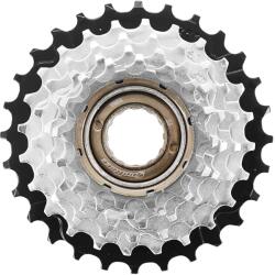 SUNRACE 6 sebességes szabadonfutó 14-28 fogas, ezüst, indexelt (dobozban) SUNRACE Bicikli alkatrészek Kerékpár alkatrészek Kerékpár kazetták