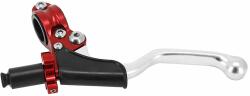 Avoc Univerzális motorkerékpár kuplungkar - alumínium, piros-ezüst, porvédővel (rövid, 2 ujjas) Avoc Erőátviteli alkatrészek Kuplungok és alkatrészeik Kuplungkarok