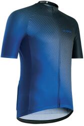 GIST FLOW férfi rövid ujjú kerékpáros mez teljes cipzárral kék XXXL GIST Bicikli alkatrészek Kerékpáros ruházat Kerékpáros mezek