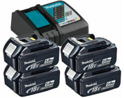 Makita BL1850+DC18RC set incarcator si acumulator 18 V | 5 Ah (4dbBL1850SZETT)