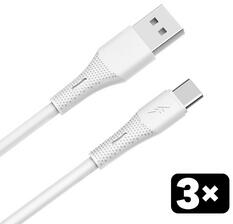 AVAX CB4305 18W USB-A - USB-C kábel, 3 db (AVAX_CB4305)