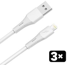 AVAX CB4306 USB-A - Lightning kábel, 3 db (AVAX_CB4306)