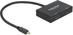 Delock mini DisplayPort > 2 x DisplayPort (87695)
