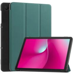 Gigapack T Tablet 2 5G tok álló, bőr hatású (aktív flip, oldalra nyíló, trifold, asztali tartó) sötétzöld (GP-174504)