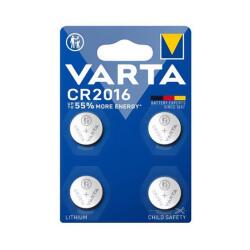 VARTA gombelem (cr2016, 3v, lítium) 4db/csomag (6016101404) - rufusz