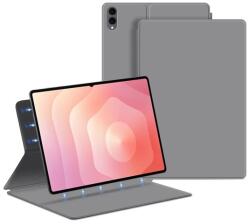 Gigapack Samsung Galaxy Tab S11 Ultra 5G (SM-X936B) tok álló, bőr hatású (flip, mágneses, asztali tartó) világosszürke (GP-177297)