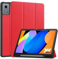 Gigapack Lenovo Idea Tab (TB336FU) tok álló, bőr hatású (flip, trifold, asztali tartó, ceruza tartó) piros (GP-179085)