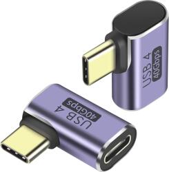 PremiumCord USB 4.0 Type C Toldó Szürke 3cm kur31-40 (kur31-40)