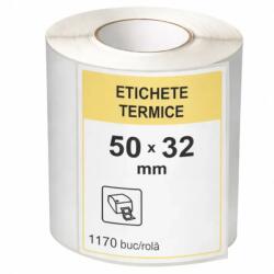 Procart Etichete Termice Procart 50x32mm Rola 1170 Bucati Autoadezive Albe (RTS50x32)