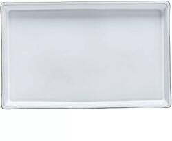 COSTA NOVA Sekély tányér, Costa Nova Laguna 18 cm, fehér, megemelt perem