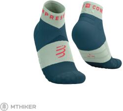 Compressport Ultra Trail Low zokni, csillagfényes/aqua/fluopiros (T2 (EU 39-41))