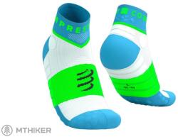 Compressport Ultra Trail Low zokni, északi kék/neonzöld (T1 (EU 35-38))