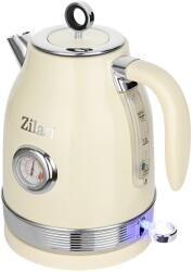 Somogyi Elektronic Zilan ZLN1184 retró vízforraló, 2200 W, 1, 7 literes, hőmérsékletkijelzés, 360°-ban forgatható állvány, fehér (ZLN1184)