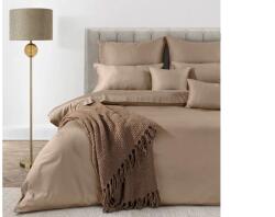  Eva Minge egyszínű mako-szatén ágyneműhuzat Világosbarna 160x200 cm - 70x80 cm 2db - pepita