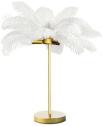  Feri1 állólámpa strucctolból készült lámpaernyővel Fehér 65x68 cm