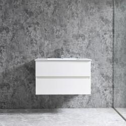 Sanotechnik Corbo mosdókagyló 80 cm fehér Softclose funkcióval