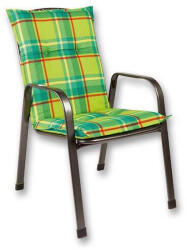 GardenFox Lima Savoy Párna Székre 105*49*6 cm-es Zöld Sárga Csíkos