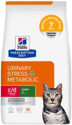 Hill's Prescription Diet 2x11kg Hill's Prescription Diet c/d Urinary Stress + Metabolic száraz macskatáp