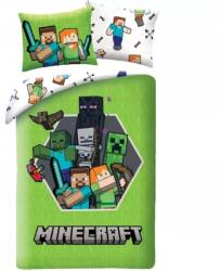 Halantex Minecraft: Ágyneműhuzat szett - 140 x 200 cm, 70 x 90 cm (MNC-677BL) - jatekbolt