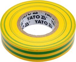 TOYA Szigetelőszalag 20m zöld-sárga 0.13x15 mm - Yato (YT-81593)