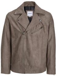 Jack & Jones Férfi dzseki, Jack & Jones, 302663248, Eco-bőr, M INTL, barna (0000302663248_M)