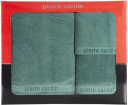 Eurofirany Evi Pierre Cardin 3db-os pamut törölköző szett Palackzöld (366519)