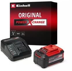 Einhell 5, 2 AH 18V POWER X-CHANGE STARTER-KIT akku töltő (5,2 AH 18V POWER X-CHANGE STAR)