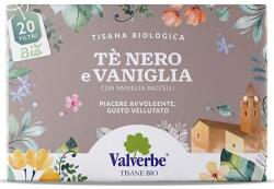 Valverbe fekete tea vaníliával, Bio, 20 filter x 1.5 g