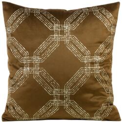 Eurofirany Dekoratív párnahuzat BLINK-30 45x45 Eurofirany barna/világos arany