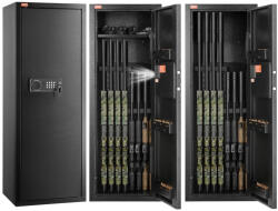 VEVOR Fegyverszéf 6-8 fegyveres fegyverszekrény digitális zárral és kulccsal (JXSQJPZS8Z002XKG0V9)