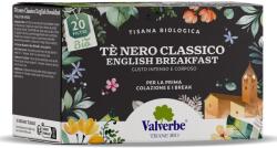 Valverbe klasszikus fekete tea, Bio, 20 filter x 1.5 g
