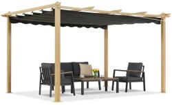 Garden Point Barbados terasz pergola 3x4 m Garden Point fa-antracit (GAP1345)