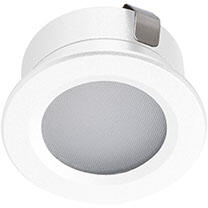 Kanlux Fehér spot lámpa Imber: fürdőszobába beépíthető, 12V, IP65, SMD LED, 1W - melegfehér (23526)