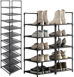 Ruhhy 25564 Változtatható cipőpolcrendszer, 10 polc (5900779955714) (5900779955714)