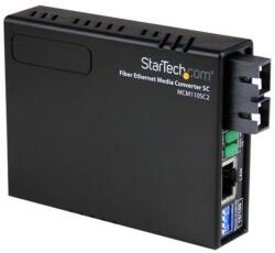 StarTech StarTech. com 10/100 Multi Mode Fiber Ethernet Media Converter SC 2 km - fiber media converter - 10Mb LAN, 100Mb LAN (MCM110SC2EU)