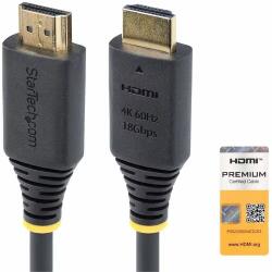 StarTech HDMI 2.0 apa - HDMI 2.0 apa Kábel 4m - Fekete (HDMI2-CABLE-4K60-4M) (HDMI2-CABLE-4K60-4M)