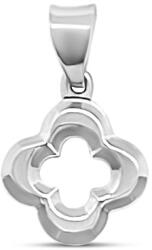 ÉkszerM Fehérarany Négylevelű Lóhere Medál AU 97400