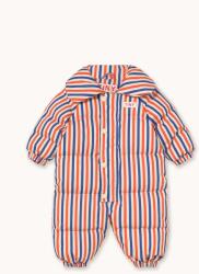 Tinycottons babaoverál STRIPES PADDED OVERALL - narancssárga 80