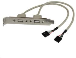 StarTech StarTech. com 2x USB hátlapi kivezetés (USBPLATE) (USBPLATE) (USBPLATE)