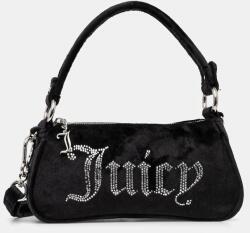 Juicy Couture bársony kézitáska Kimberly - fekete Univerzális méret
