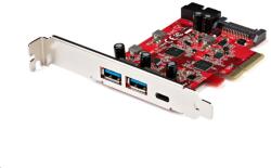StarTech StarTech. com PEXUSB312A1C1H csatlakozókártya/illesztő Belső USB 3.2 Gen 2 (3.1 Gen 2) (PEXUSB312A1C1H) (PEXUSB312A1C1H)